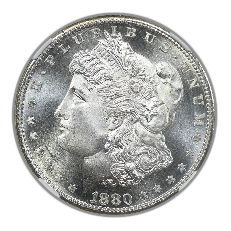 1880-S Morgan Dollar $1 NGC MS67