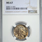1936-D Buffalo Nickel 5C NGC MS67