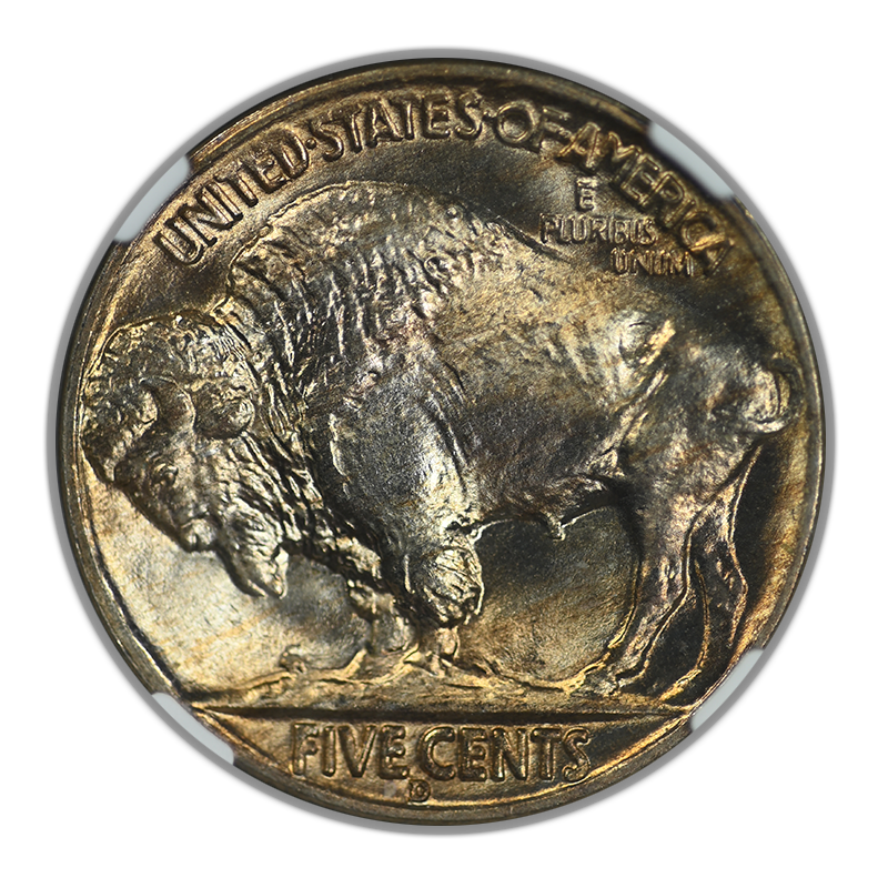 1936-D Buffalo Nickel 5C NGC MS67