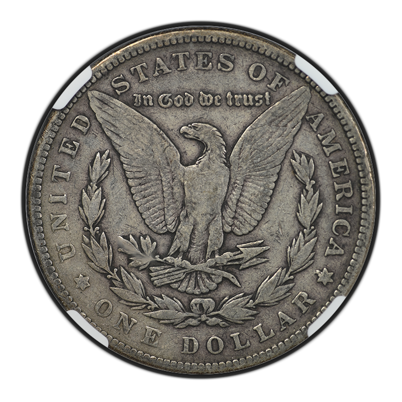 1899 Morgan Dollar $1 NGC VF20 Reverse