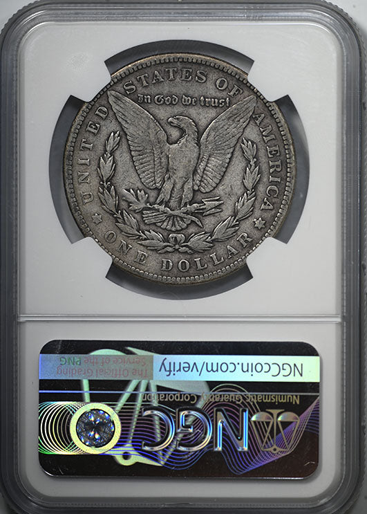 1899 Morgan Dollar $1 NGC VF20 Reverse Slab
