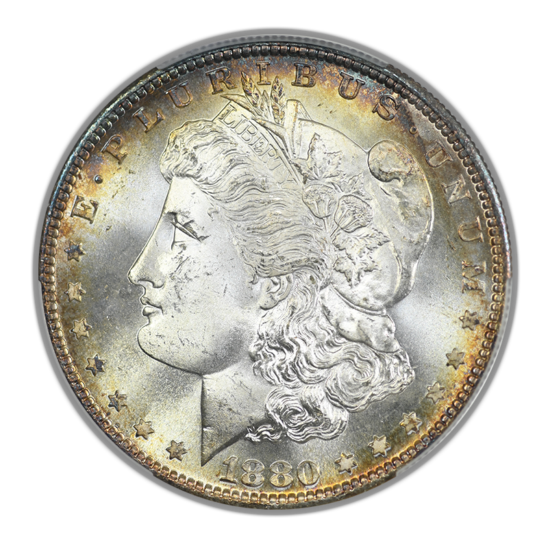 1880-S Morgan Dollar $1 CAC MS66