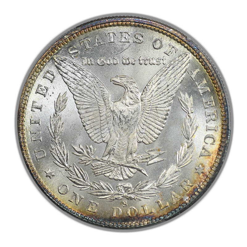 1880-S Morgan Dollar $1 CAC MS66