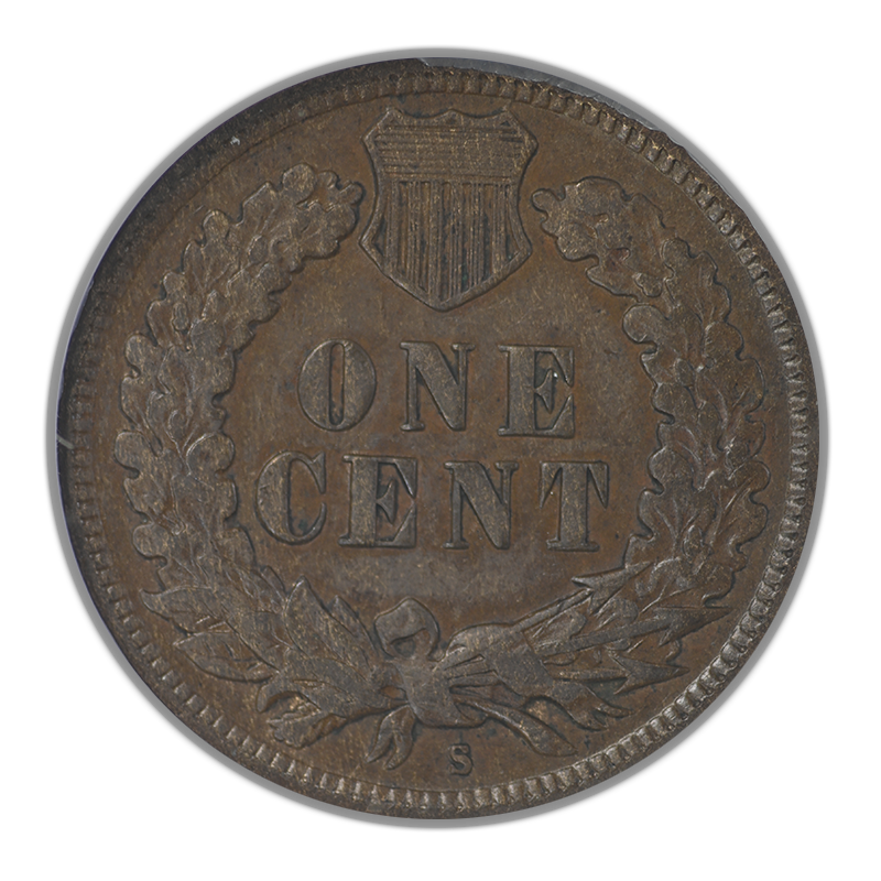 1908-S Indian Head Cent 1C ANACS Soapbox VF35