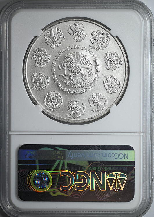 2011-Mo Mexico Silver Libertad 1 Onza NGC MS70