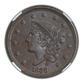 1838 Coronet Head Large Cent 1C NGC MS64BN