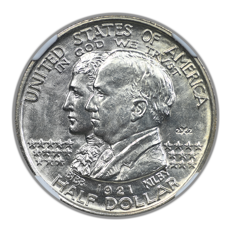 1921 Alabama 2X2 Classic Commemorative Half Dollar 50C NGC MS65