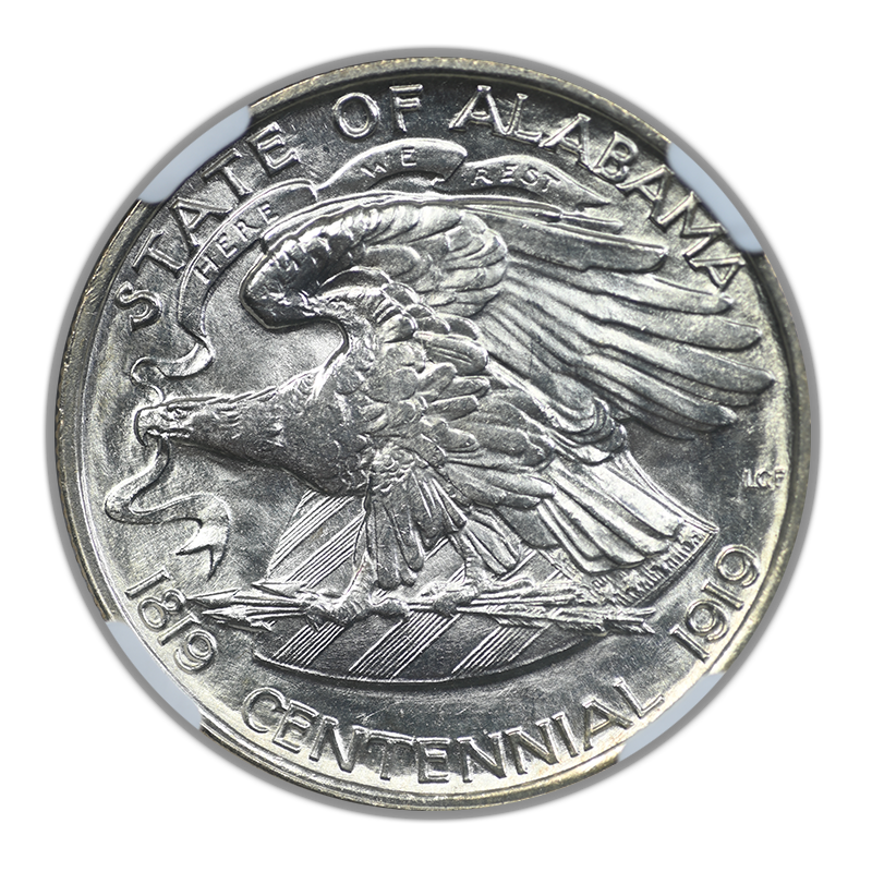 1921 Alabama 2X2 Classic Commemorative Half Dollar 50C NGC MS65