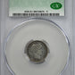 1897-S Barber Dime 10C CAC VF25 Obverse Slab