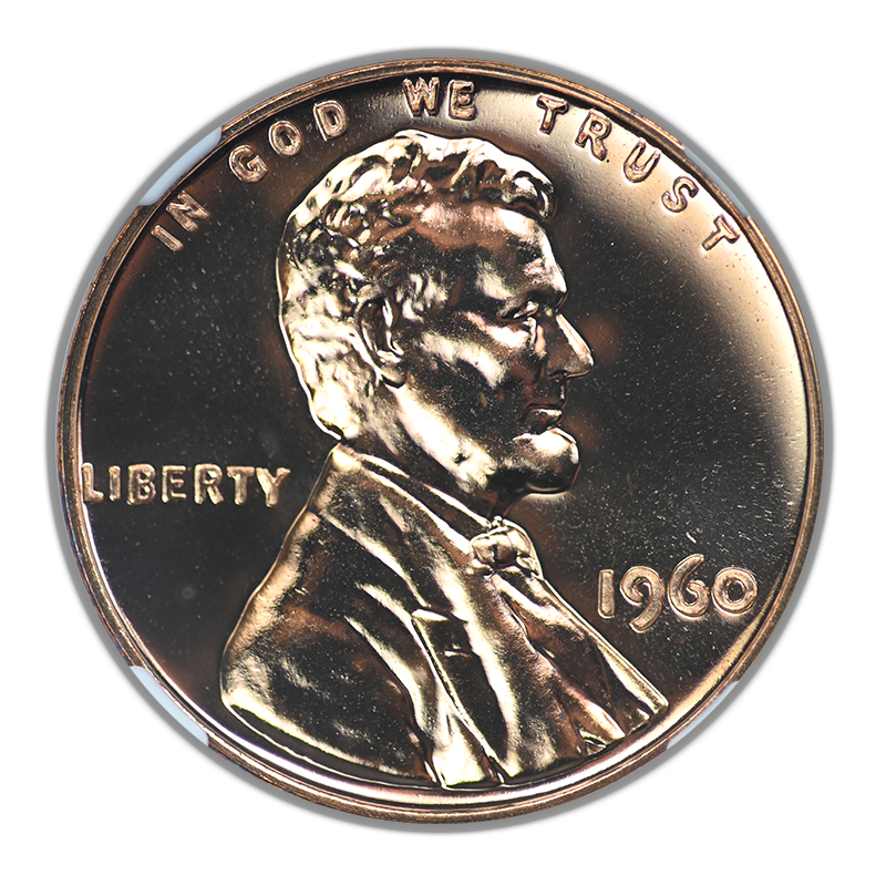 1960 Tripled Die Obverse Proof Lincoln Memorial Cent 1C NGC PF69RD TDO LG/SM Date FS-103