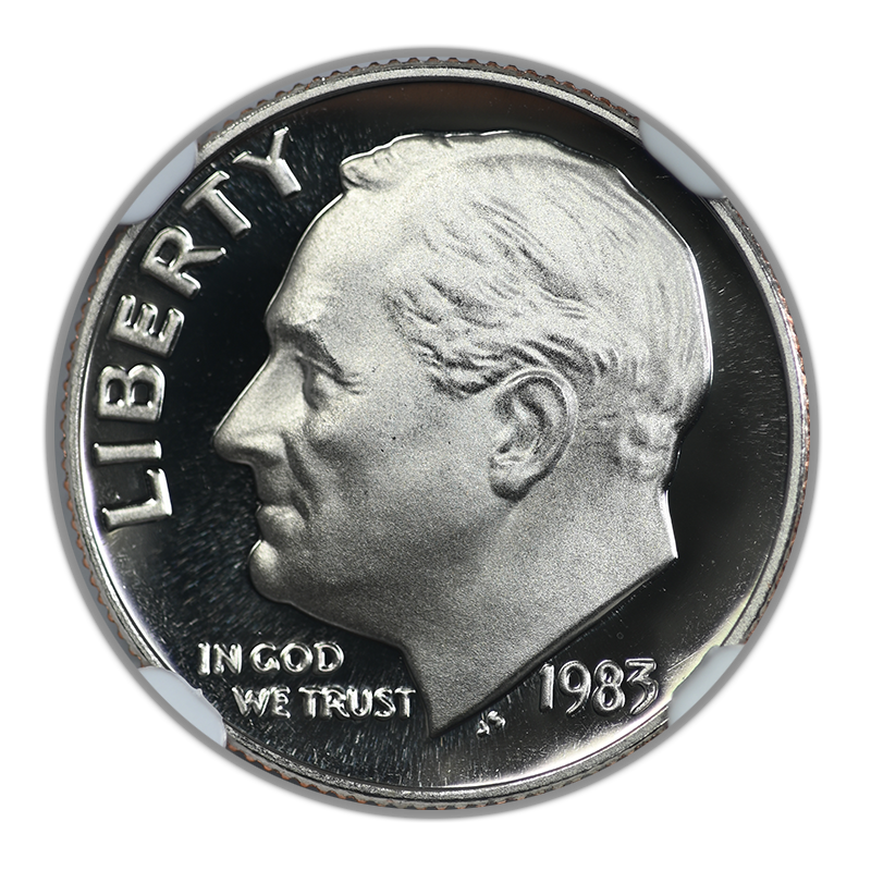 1983 No S Proof Roosevelt Dime 10C NGC PF69 Ultra Cameo