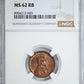 1922-D Lincoln Wheat Cent 1C NGC MS62RB