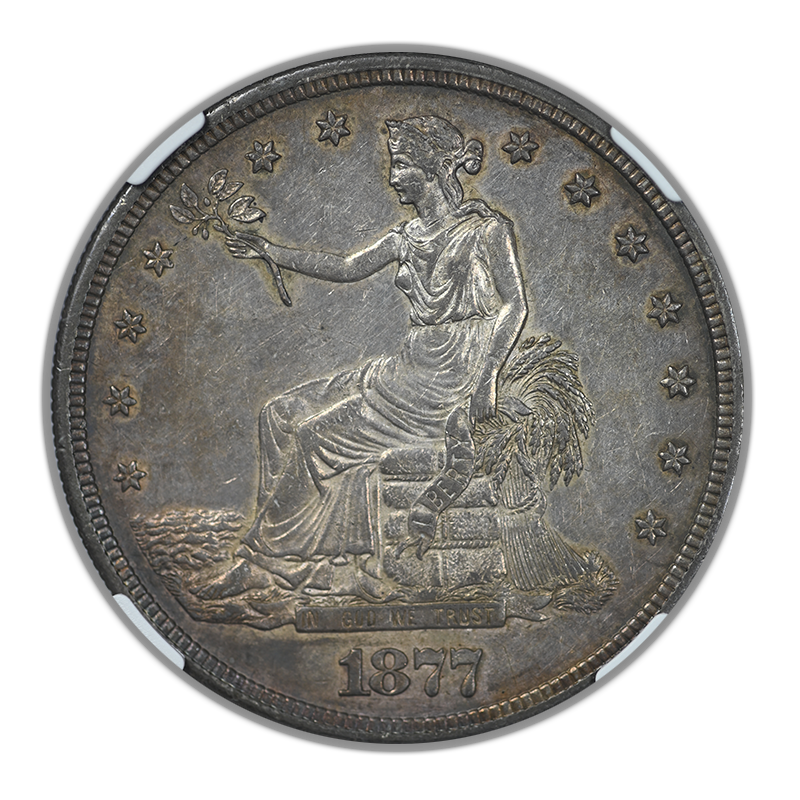 1877-S Trade Dollar T$1 NGC AU55