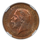 1927 Great Britain 1/4P Farthing NGC MS65RB