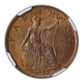 1927 Great Britain 1/4P Farthing NGC MS65RB