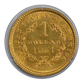 1851 Type 1 Liberty Head Gold Dollar G$1 PCGS Rattler AU50 Reverse
