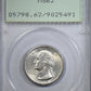 1935-D Washington Quarter 25C PCGS Rattler MS62