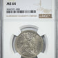1933 SO Chile Peso NGC MS64