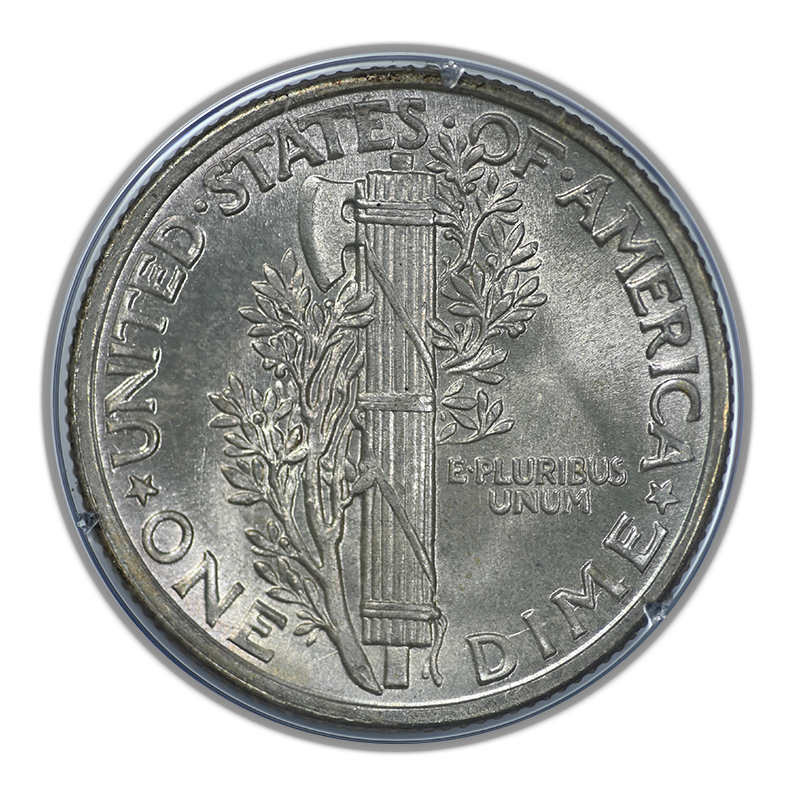 1942 Mercury Dime 10C PCGS Rattler MS66 CAC