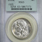 1935 Boone Classic Commemorative Half Dollar 50C PCGS MS63 OGH Obverse Slab