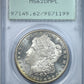 1883-CC Morgan Dollar $1 PCGS Rattler MS62DMPL - Deep Mirror Prooflike