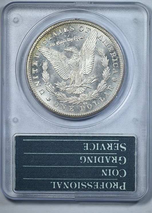 1883-CC Morgan Dollar $1 PCGS Rattler MS62DMPL - Deep Mirror Prooflike