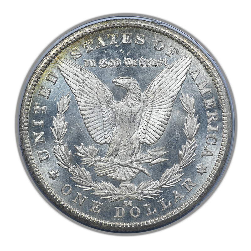 1883-CC Morgan Dollar $1 PCGS Rattler MS62DMPL - Deep Mirror Prooflike
