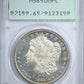 1885 Morgan Dollar $1 PCGS Rattler MS65DMPL - Deep Mirror Prooflike Obverse Slab