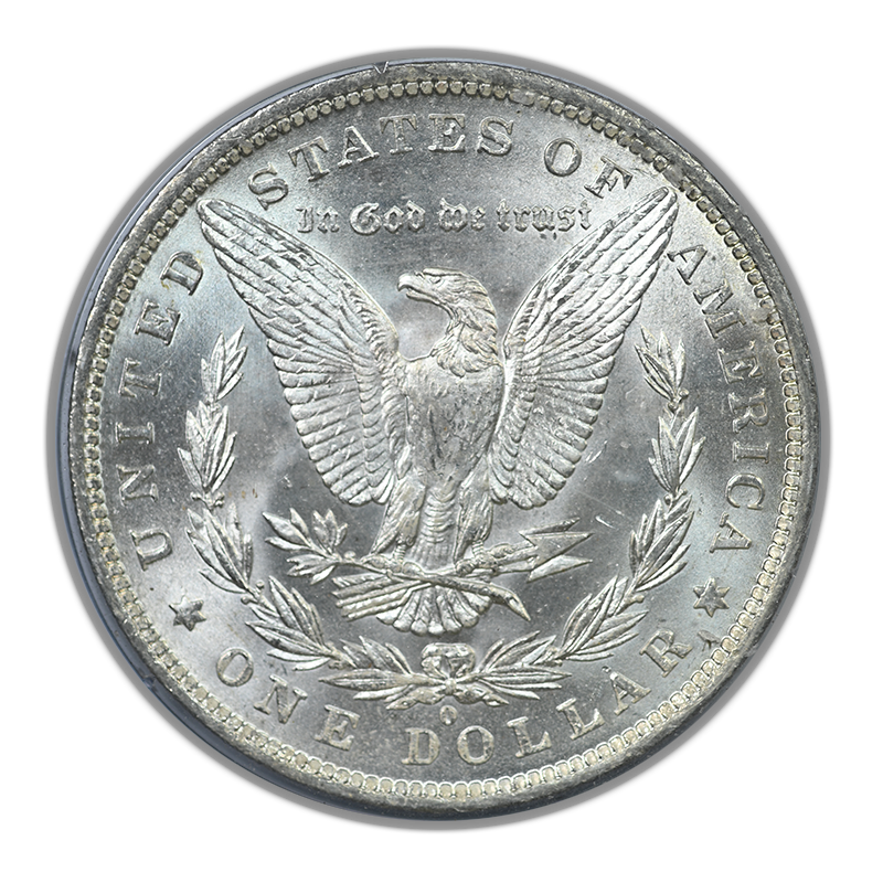 1882-O Morgan Dollar $1 PCGS Rattler MS64