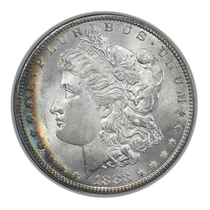 1883-CC Morgan Dollar $1 PCGS MS65 OGH