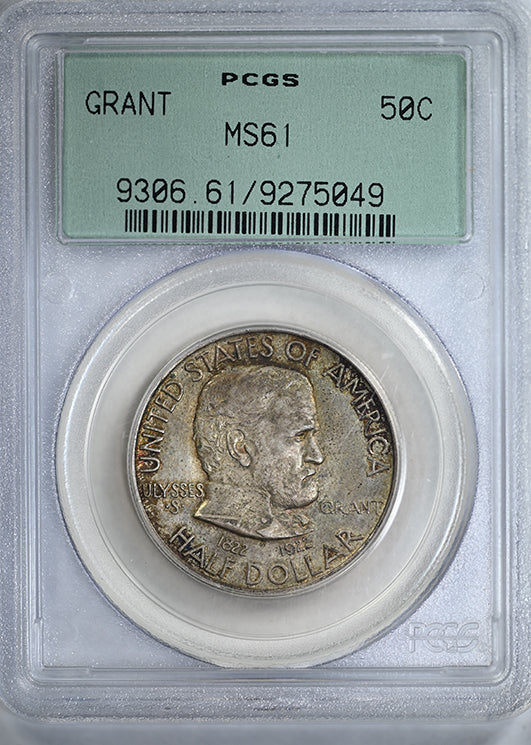 1922 Grant Classic Commemorative Half Dollar 50C PCGS MS61 OGH