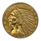 1908 Indian Head Gold Half Eagle $5 PCGS AU55 OGH