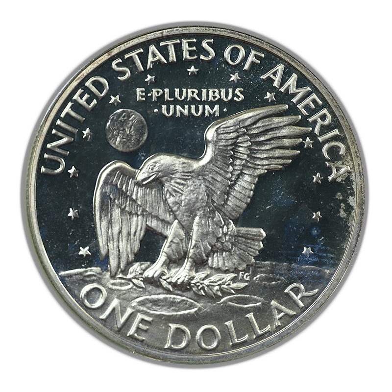1972-S Proof Silver Eisenhower Ike Dollar $1 PCGS PR67 OGH
