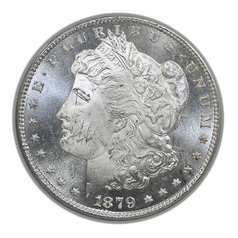 1879-S Morgan Dollar $1 PCGS MS63 CAC OGH