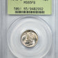 1945-S Mercury Dime 10C PCGS MS65FB OGH - Full Bands