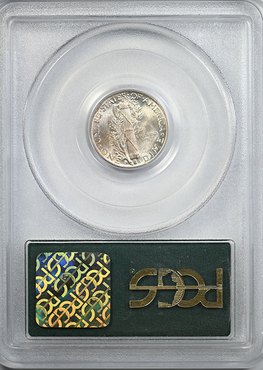 1945-S Mercury Dime 10C PCGS MS65FB OGH - Full Bands