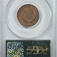 1865 Two Cent Piece 2C PCGS MS64RB OGH