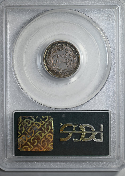 1875 Proof Liberty Seated Dime 10C PCGS PR62 OGH - TONED!