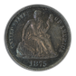 1875 Proof Liberty Seated Dime 10C PCGS PR62 OGH - TONED!