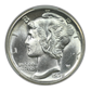 1929-D Mercury Dime 10C CAC MS64FB - Full Bands