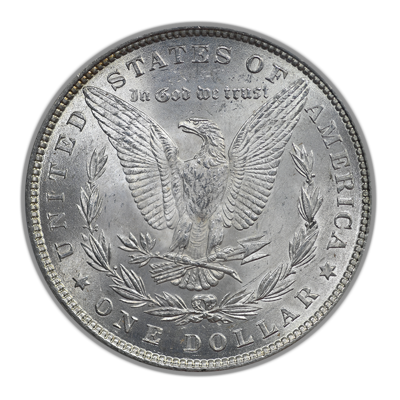 1882 Morgan Dollar $1 PCGS MS63 CAC OGH - TONED!