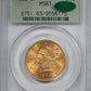 1902-S Liberty Head Gold Eagle $10 PCGS MS63 CAC OGH