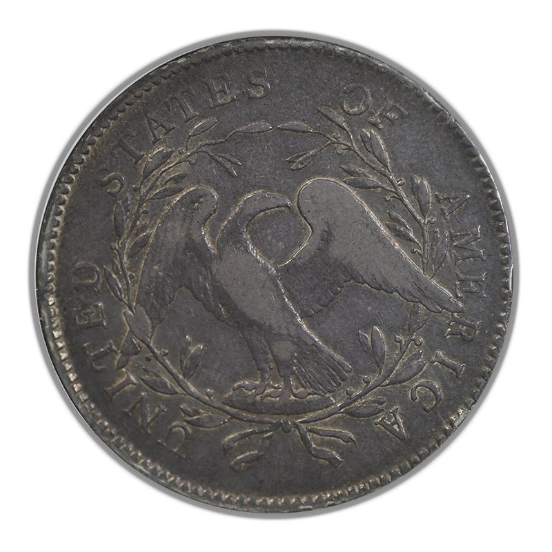 1795 Flowing Hair Dollar $1 NGC VF30 CAC - 2 Leaves BB-21