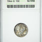 1944-S Mercury Dime 10C ANACS Soapbox MS65FB - Full Bands - TONED!