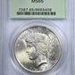 1926 Peace Dollar $1 PCGS MS65 OGH Obverse Slab