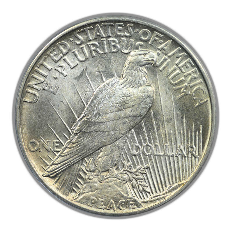 1921 Peace Dollar $1 PCGS MS64 OGH