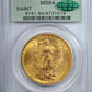 1907 Saint Gaudens Gold Double Eagle $20 PCGS MS64 CAC OGH