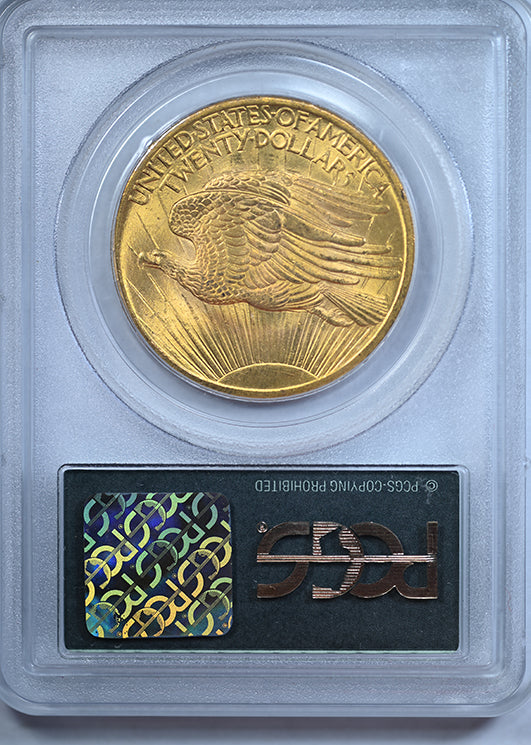 1907 Saint Gaudens Gold Double Eagle $20 PCGS MS64 CAC OGH