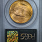 1924 Saint Gaudens Gold Double Eagle $20 PCGS MS63 OGH - Strike Through Error Obverse