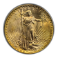 1924 Saint Gaudens Gold Double Eagle $20 PCGS MS63 OGH - Strike Through Error Obverse